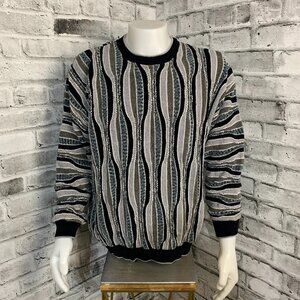 Tundra Vintage 90s Sweater Large Grunge Grandpa Dad Retro Crew Neck Pullover